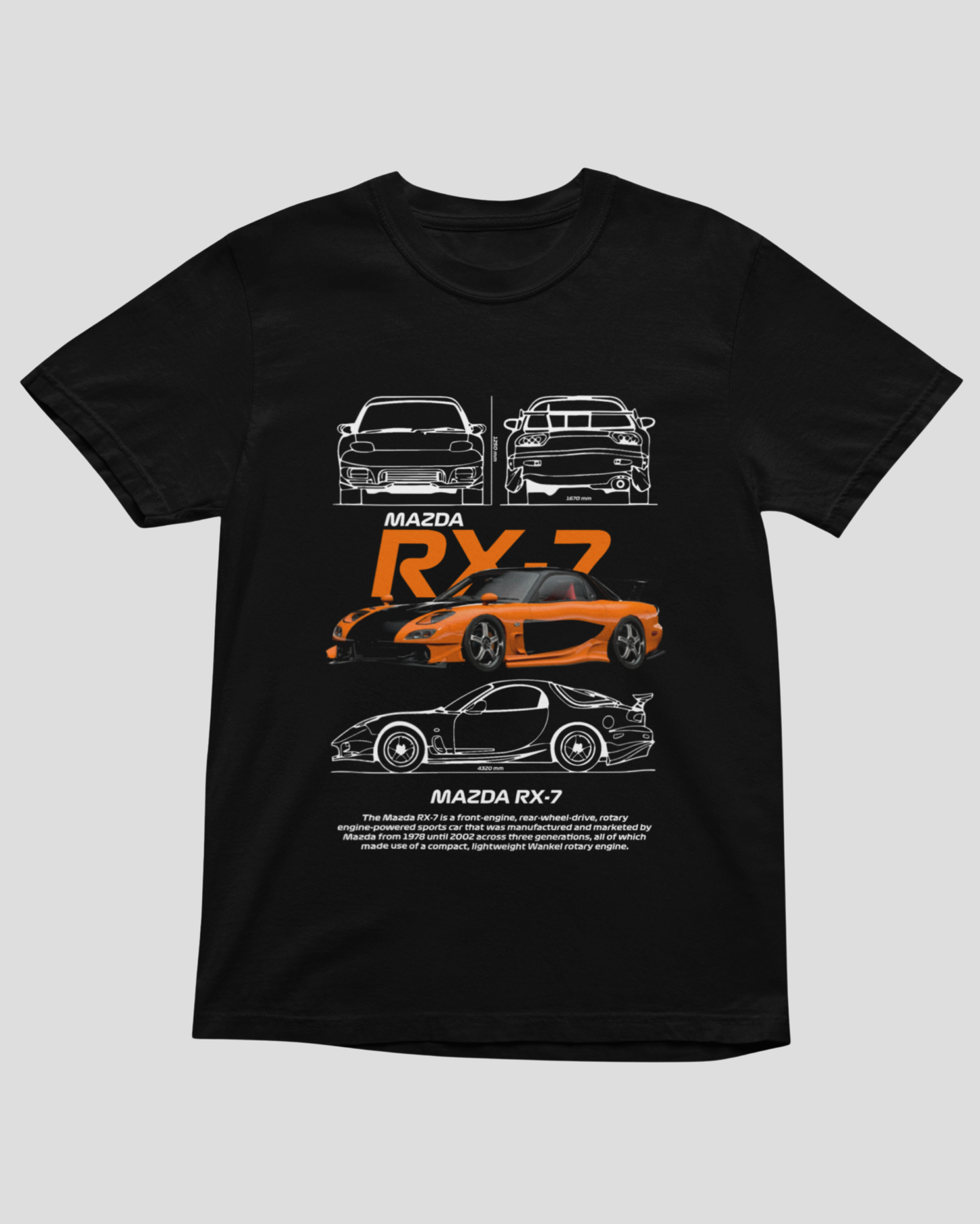 Camiseta Mazda preta