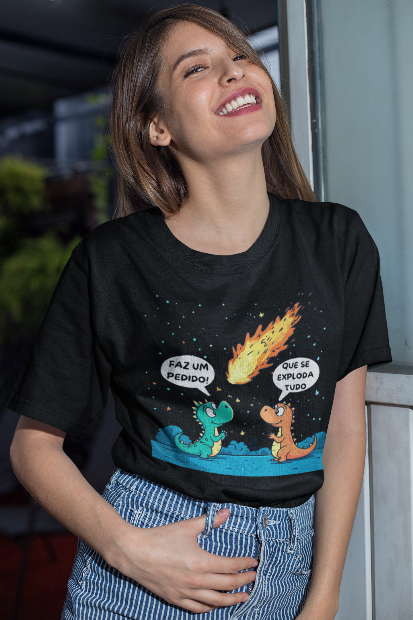 Camiseta Oversized Dino