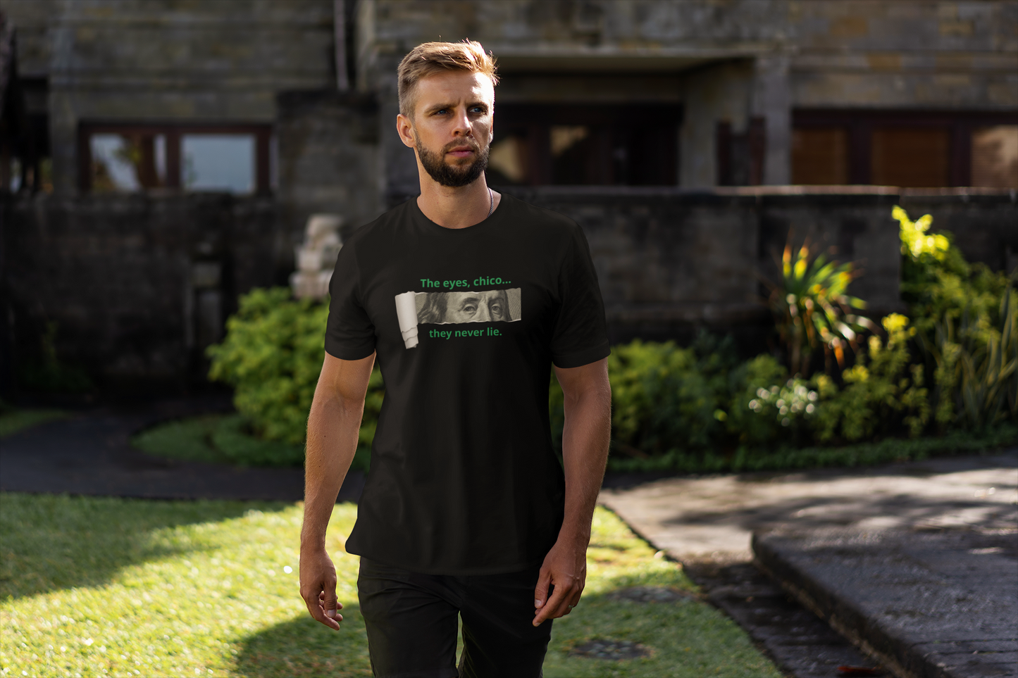 CAMISETA PREMIUM THE EYES GREEN