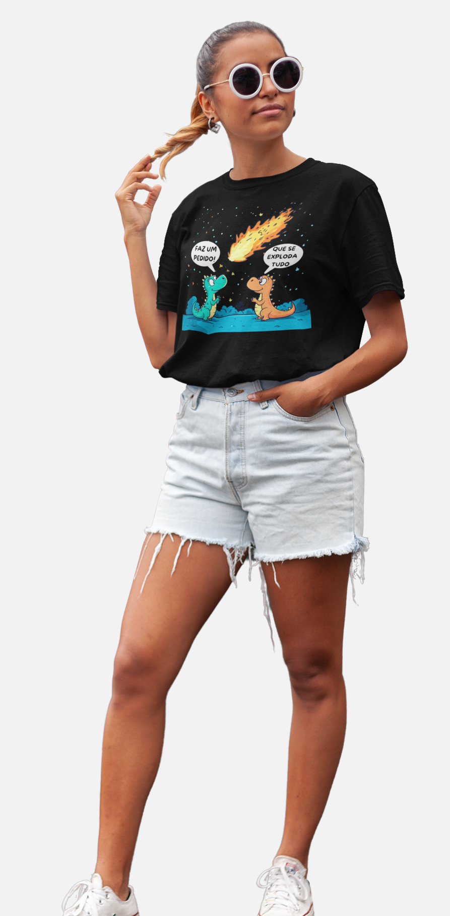 Camiseta Oversized Dino